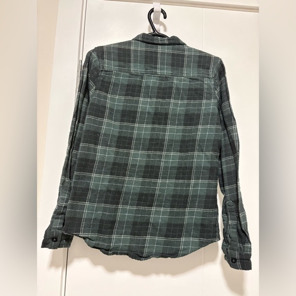 Plaid Button Down Shirt - Green - Picture 2 of 3